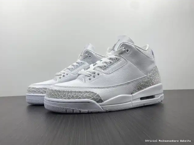 Official Maikesneakers White' Retro Jordan 3 'Triple 429487-111 Air PS 0504
